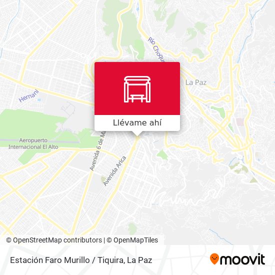 Mapa de Estación Faro Murillo / Tiquira