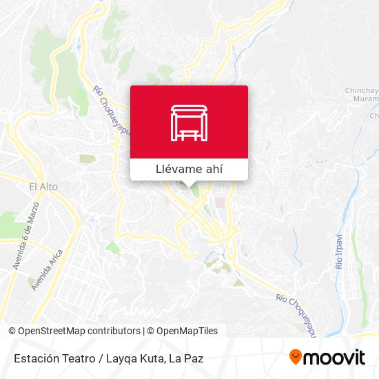 Mapa de Estación Teatro / Layqa Kuta