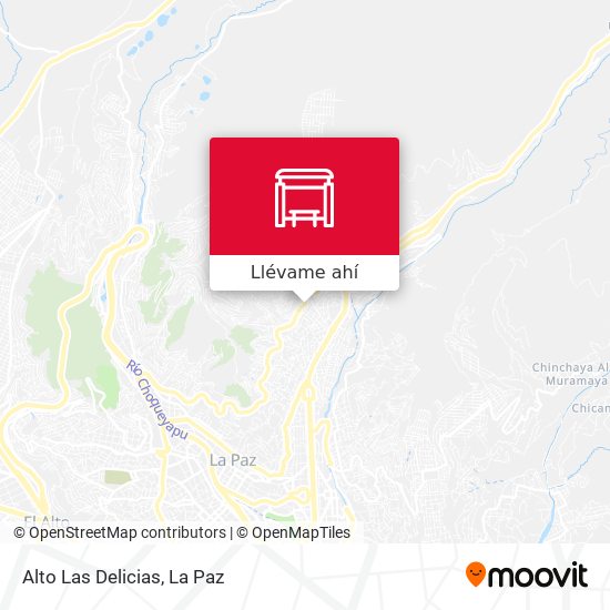 Mapa de Alto Las Delicias