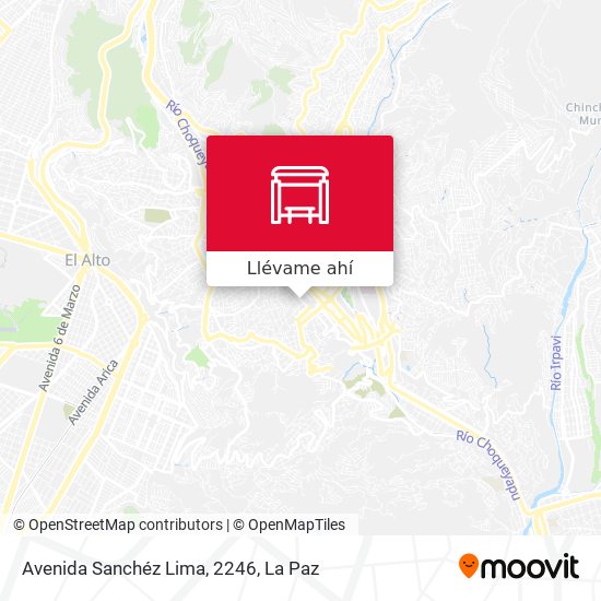 Mapa de Avenida Sanchéz Lima, 2246