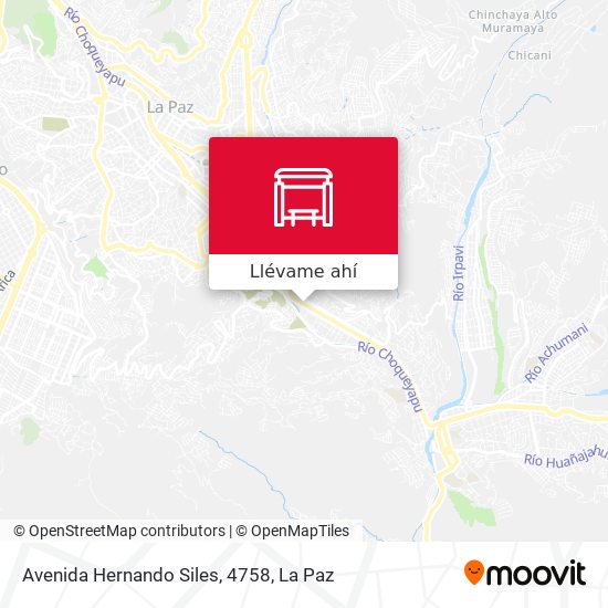 Mapa de Avenida Hernando Siles, 4758