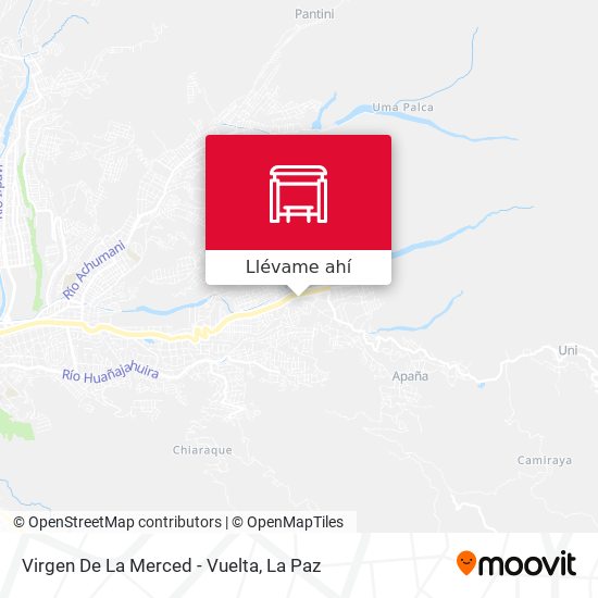 Mapa de Virgen De La Merced - Vuelta