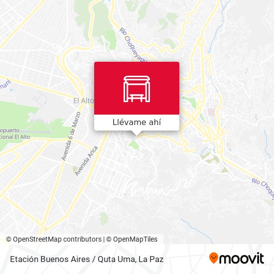 Mapa de Etación Buenos Aires / Quta Uma