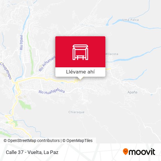 Mapa de Calle 37 - Vuelta