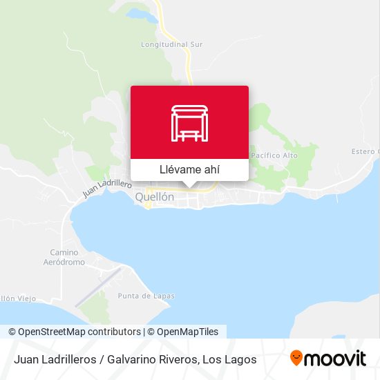 Mapa de Juan Ladrilleros / Galvarino Riveros
