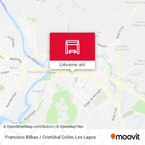 Mapa de Francisco Bilbao / Cristóbal Colón