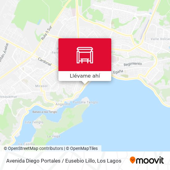 Mapa de Avenida Diego Portales / Eusebio Lillo