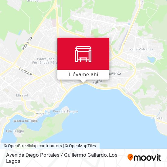 Mapa de Avenida Diego Portales / Guillermo Gallardo