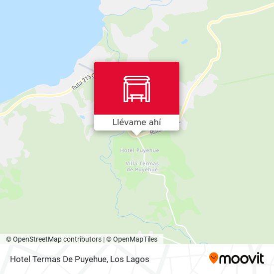 Mapa de Hotel Termas De Puyehue