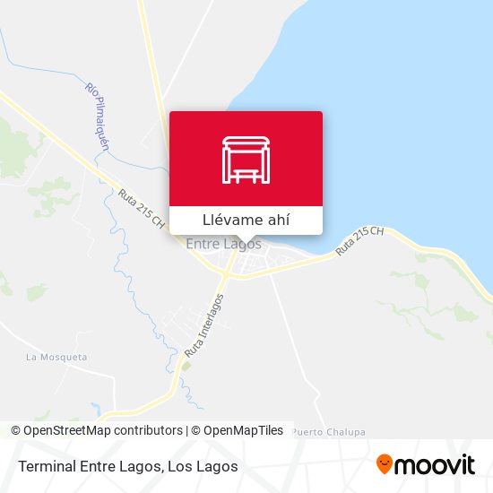 Mapa de Terminal Entre Lagos