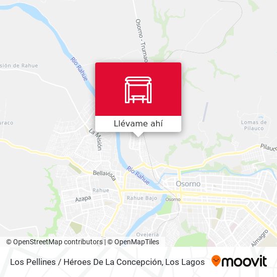 Mapa de Los Pellines / Héroes De La Concepción