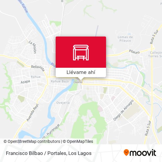 Mapa de Francisco Bilbao / Portales