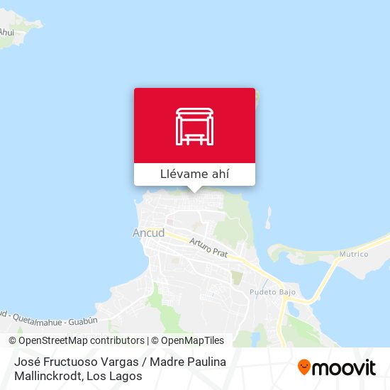 Mapa de José Fructuoso Vargas / Madre Paulina Mallinckrodt