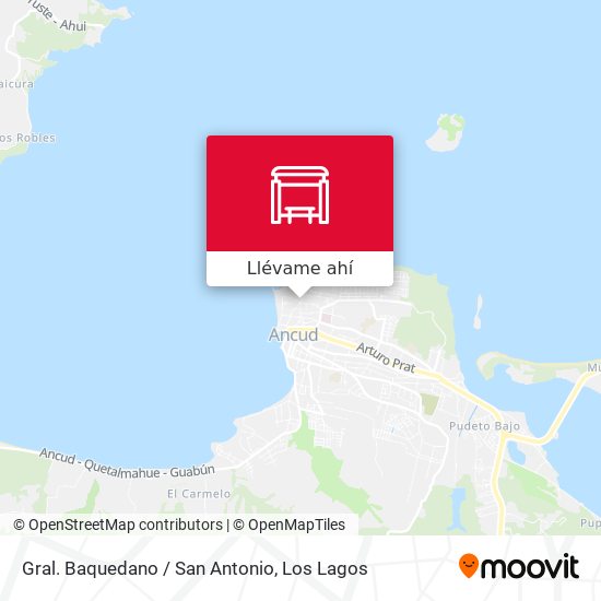 Mapa de Gral. Baquedano / San Antonio