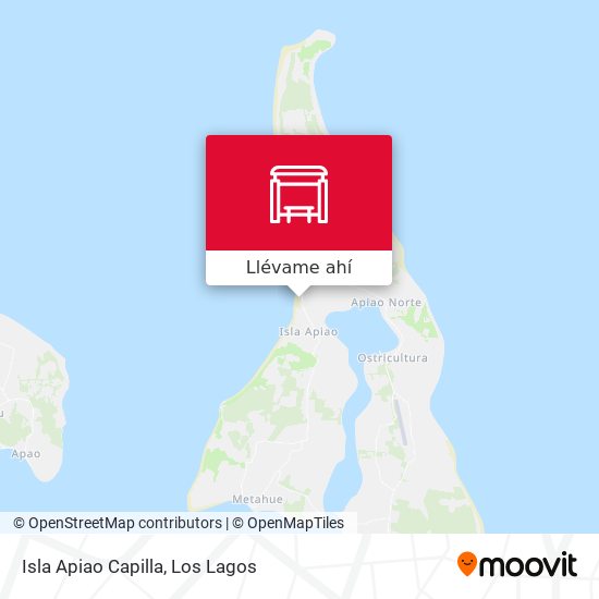 Mapa de Isla Apiao Capilla