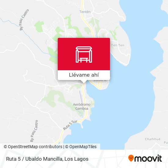 Mapa de Ruta 5 / Ubaldo Mancilla