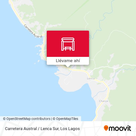 Mapa de Carretera Austral / Lenca Sur