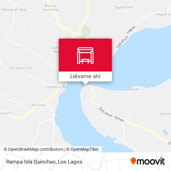 Mapa de Rampa Isla Quinchao
