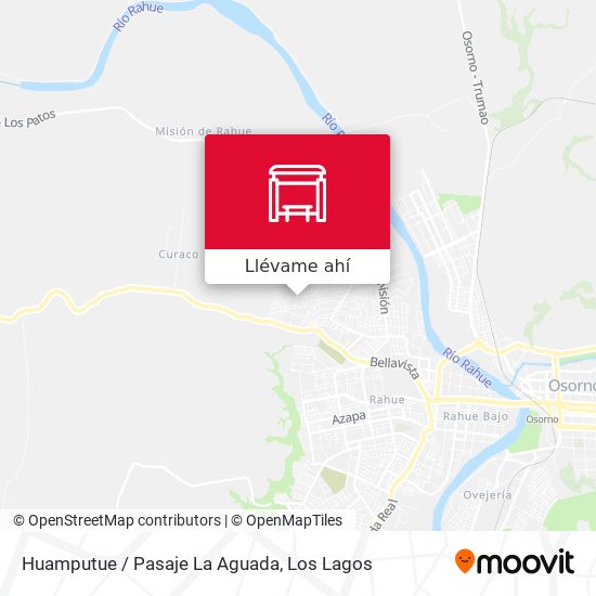 Mapa de Huamputue / Pasaje La Aguada