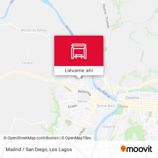 Mapa de Madrid / San Diego