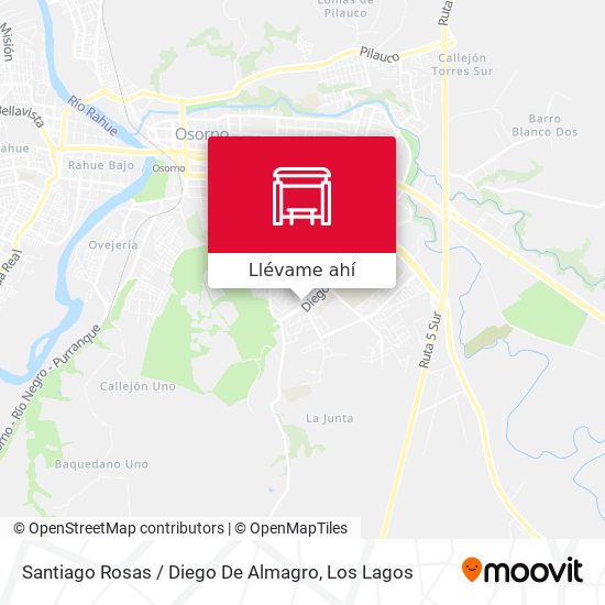 Mapa de Santiago Rosas / Diego De Almagro