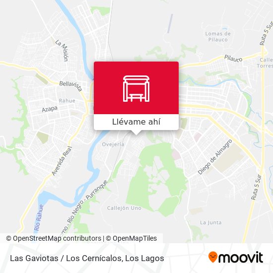 Mapa de Las Gaviotas / Los Cernícalos