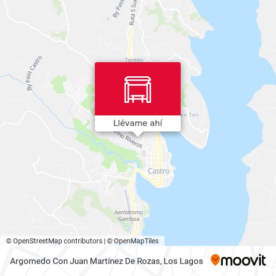 Mapa de Argomedo Con Juan Martínez De Rozas