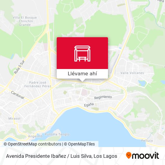 Mapa de Avenida Presidente Ibañez / Luis Silva
