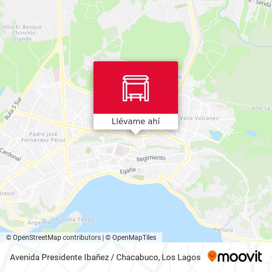 Mapa de Avenida Presidente Ibañez / Chacabuco