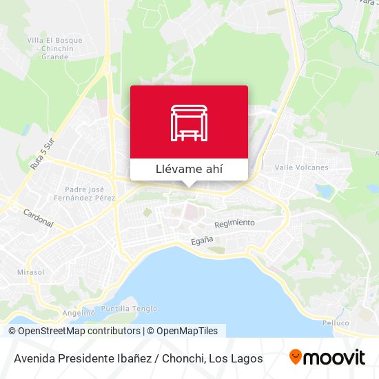 Mapa de Avenida Presidente Ibañez / Chonchi