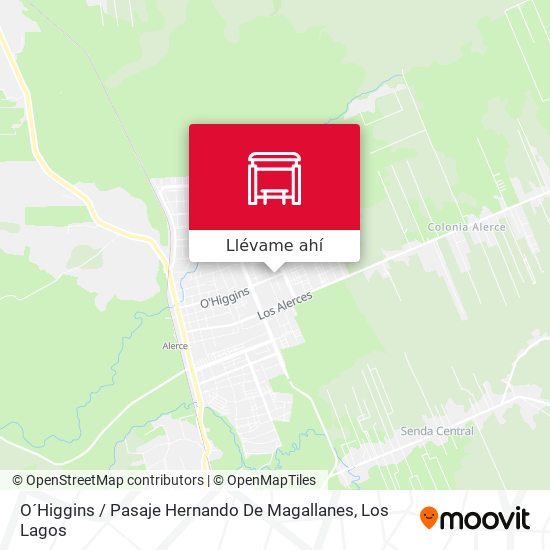 Mapa de O´Higgins / Pasaje Hernando De Magallanes