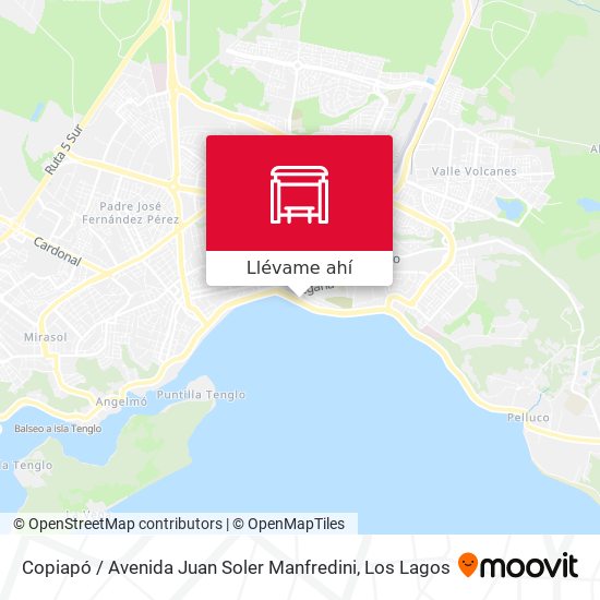 Mapa de Copiapó / Avenida Juan Soler Manfredini