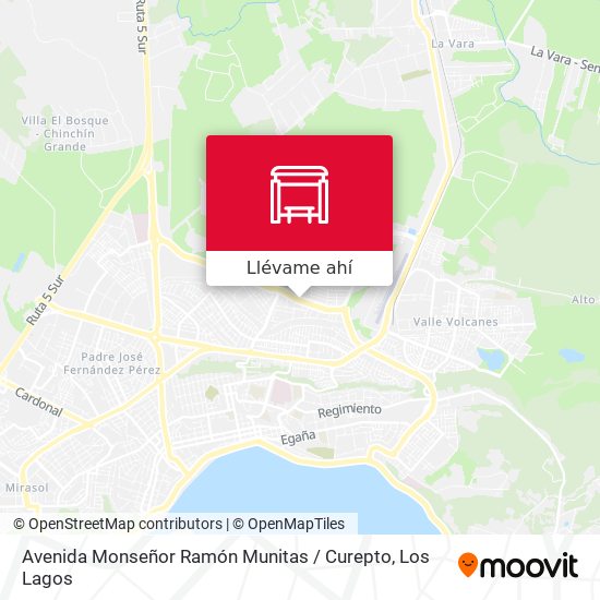 Mapa de Avenida Monseñor Ramón Munitas / Curepto