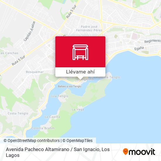 Mapa de Avenida Pacheco Altamirano / San Ignacio
