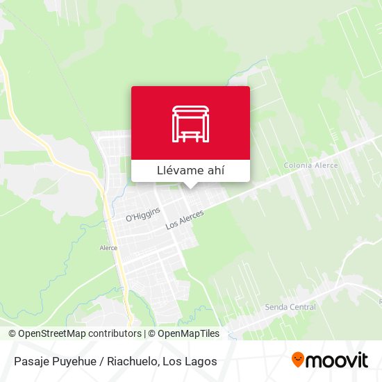 Mapa de Pasaje Puyehue / Riachuelo