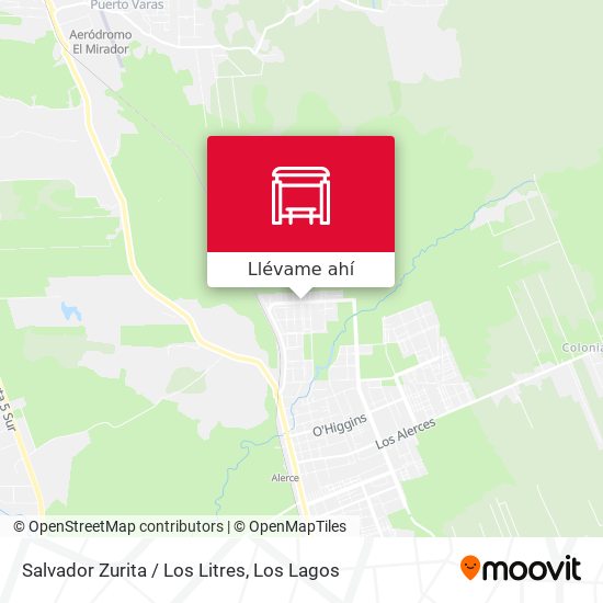Mapa de Salvador Zurita / Los Litres