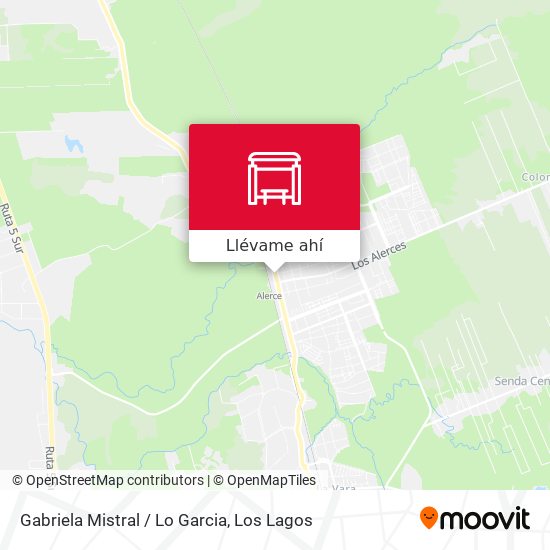Mapa de Gabriela Mistral / Lo Garcia