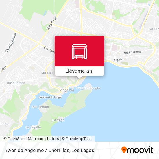 Mapa de Avenida Angelmo / Chorrillos