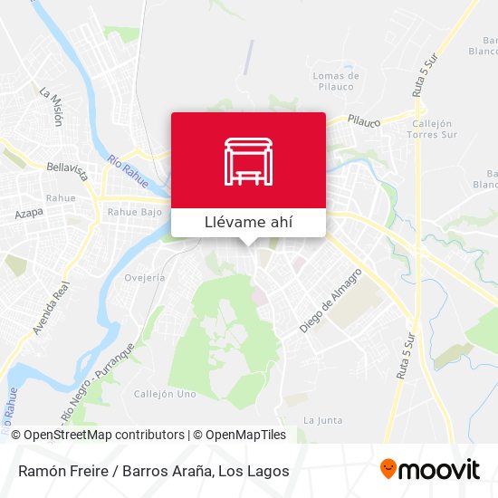 Mapa de Ramón Freire / Barros Araña