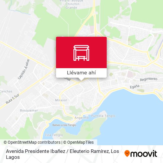 Mapa de Avenida Presidente Ibañez / Eleuterio Ramírez