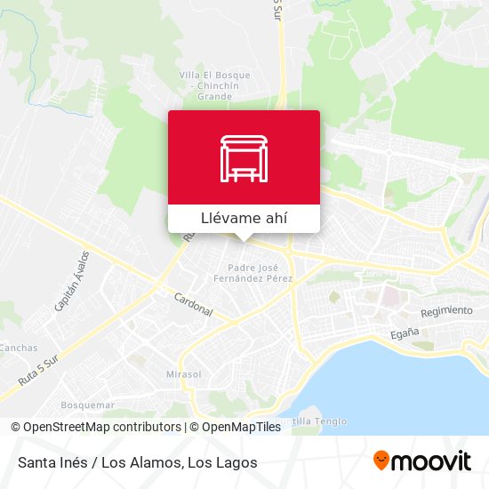 Mapa de Santa Inés / Los Alamos