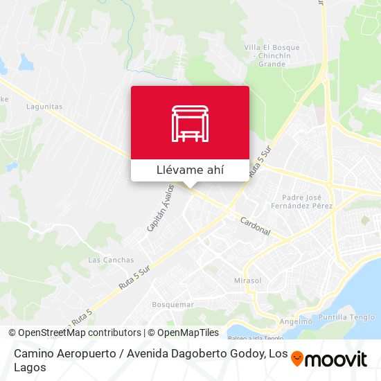 Mapa de Camino Aeropuerto / Avenida Dagoberto Godoy