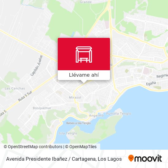 Mapa de Avenida Presidente Ibañez / Cartagena