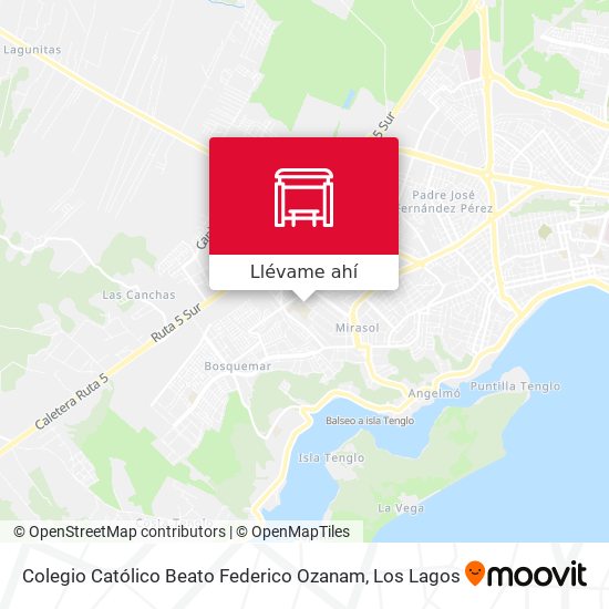 Mapa de Colegio Católico Beato Federico Ozanam