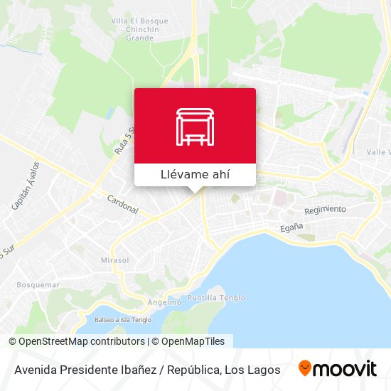 Mapa de Avenida Presidente Ibañez / República