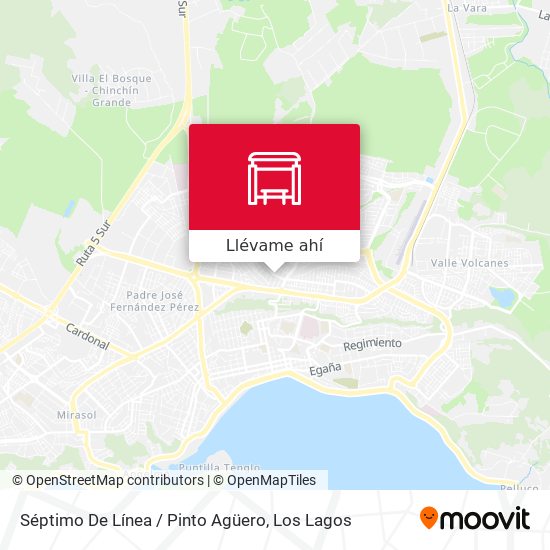 Mapa de Séptimo De Línea / Pinto Agüero