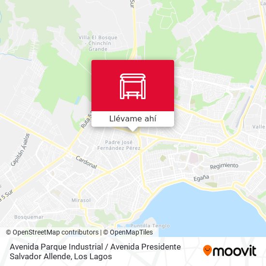 Mapa de Avenida Parque Industrial / Avenida Presidente Salvador Allende