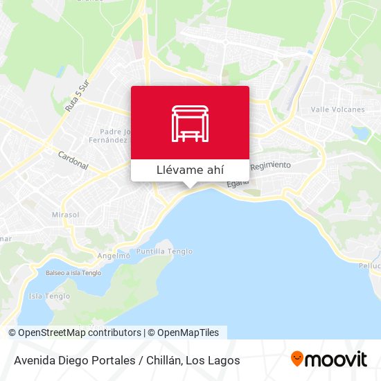 Mapa de Avenida Diego Portales / Chillán