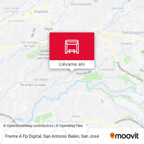 Mapa de Frente A Fp Digital, San Antonio Belén