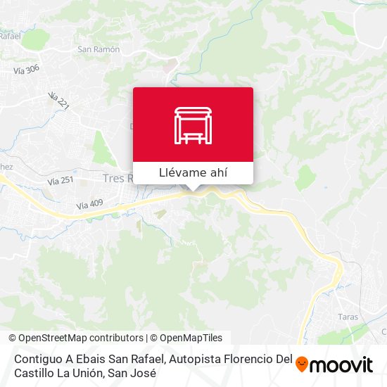 Mapa de Contiguo A Ebais San Rafael, Autopista Florencio Del Castillo La Unión
